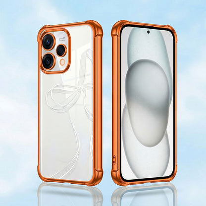 Oppo Reno 15 5G Premium Shockproof Transparent Airbag Cosmic Orange Case