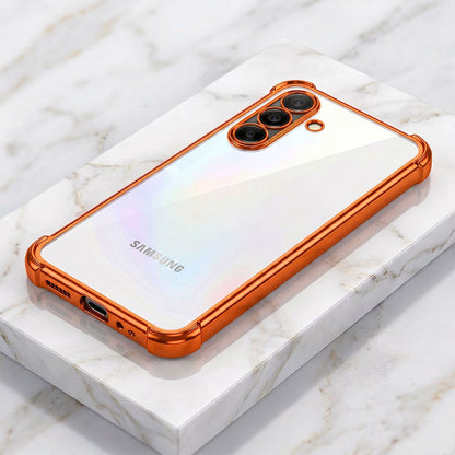 Samsung galaxy A36 5G Premium Shockproof Transparent Airbag Cosmic Orange Case