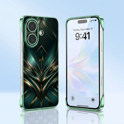 iPhone 16 Plus 5G Case Nova Green Printed  Frameless Back Case