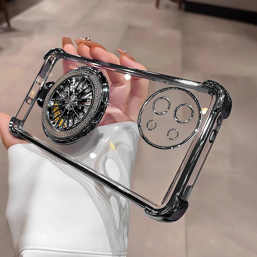 Vivo Y58 5G Premium Stress Buster Wheel Rotating Shockproof Airbags Case