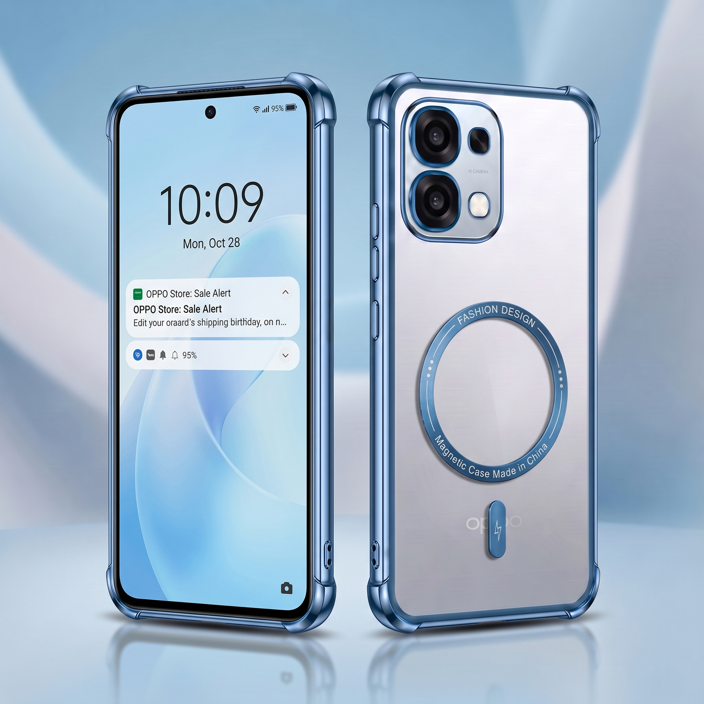 Oppo F31 5G Premium Magnetic MagSafe Shockproof Airbag Case