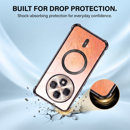 Oppo Reno 12F 5G Premium Magnetic MagSafe Shockproof Airbag Case