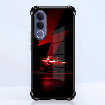 Vivo V70 FE 5G  Red Racing Car Airbags Printed Back Case