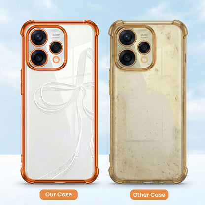 Oppo Reno 15 5G Premium Shockproof Transparent Airbag Cosmic Orange Case