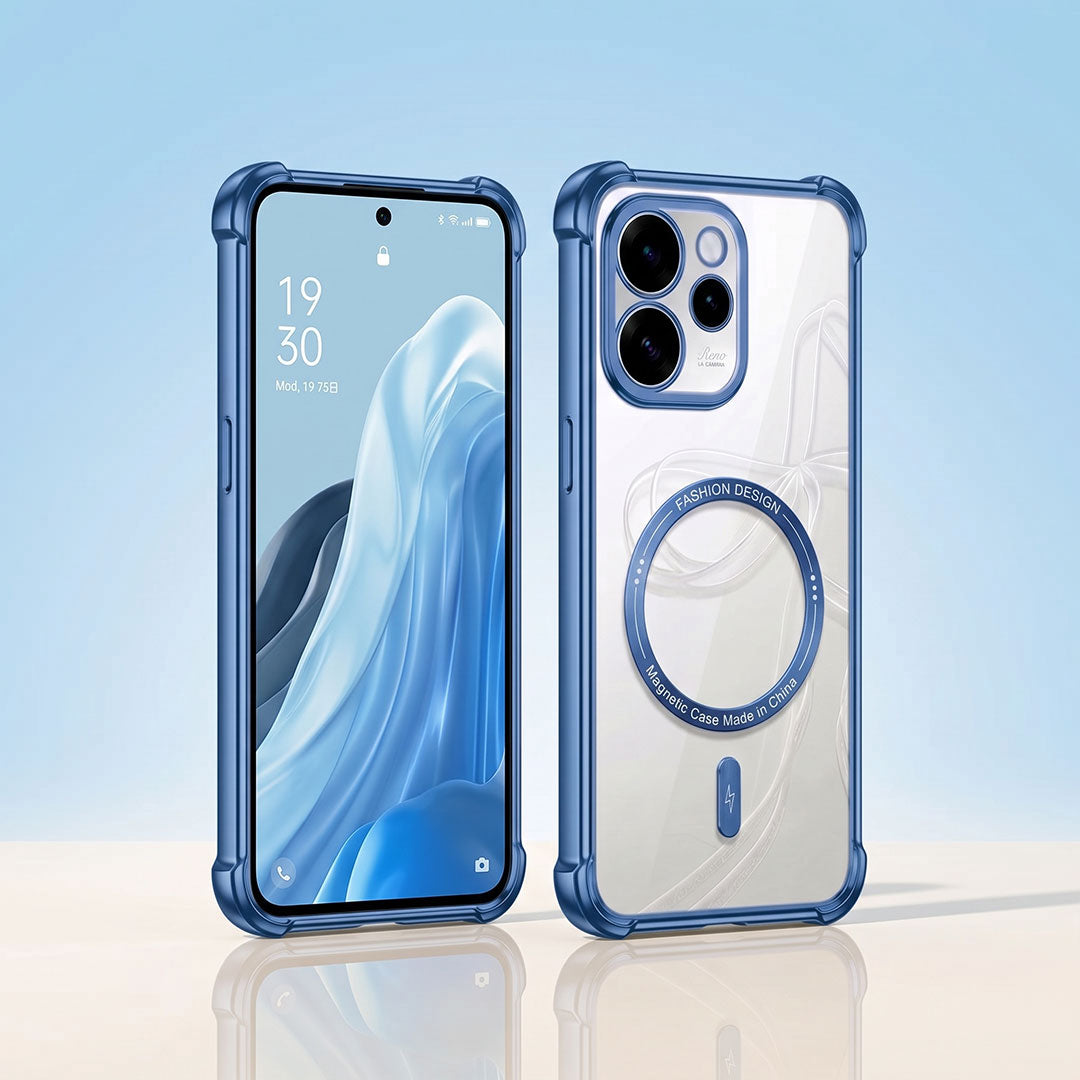 Oppo Reno 15 Pro Mini 5G Premium Magnetic MagSafe Shockproof Airbag Case
