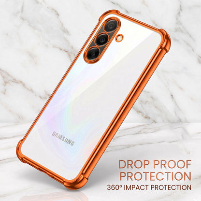 Samsung galaxy A36 5G Premium Shockproof Transparent Airbag Cosmic Orange Case