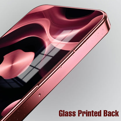 Samsung Galaxy A56 5G Luxury Wave Pink Electroplated Glass Phone Back Case