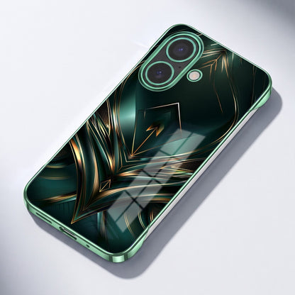 iPhone 16 Plus 5G Case Nova Green Printed  Frameless Back Case