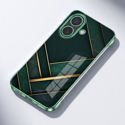 iPhone 16 Plus 5G Emerald Royale Green Printed  Frameless Back Case