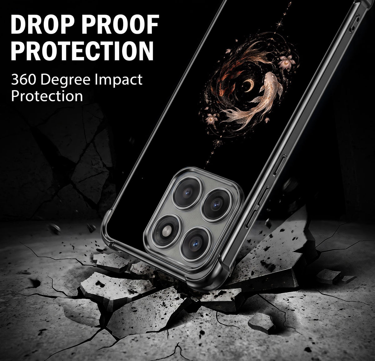 Motorola Edge 60 Pro 5G Celestial Koi Airbags Printed Back Case