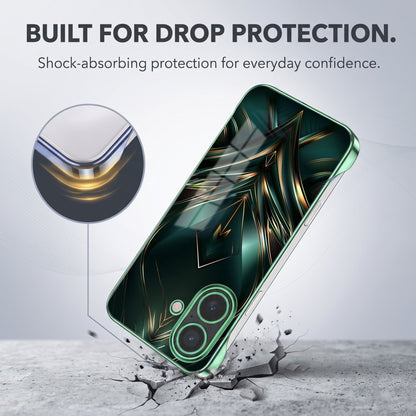 iPhone 16 Plus 5G Case Nova Green Printed  Frameless Back Case