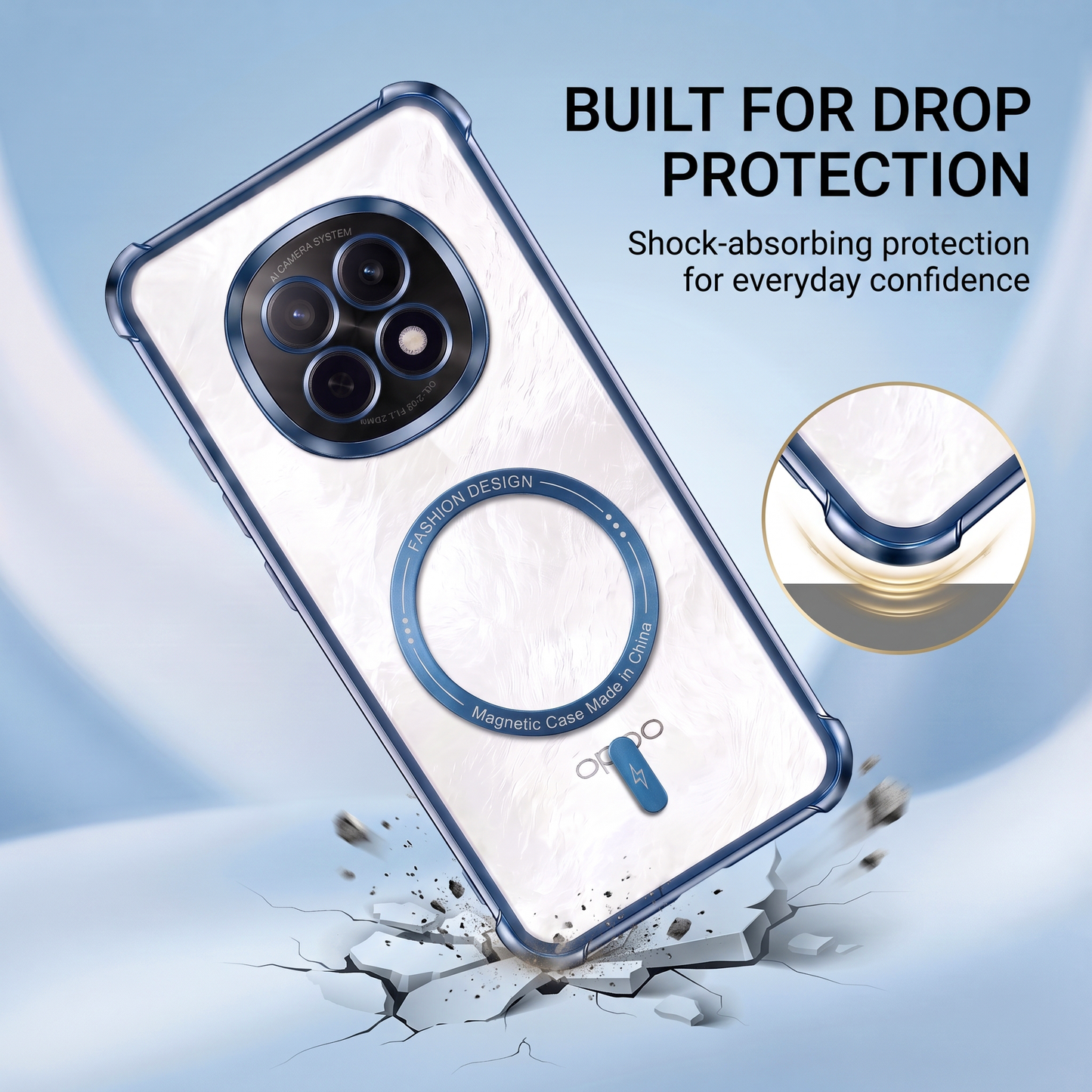 Oppo F29 Pro 5G Premium Magnetic MagSafe Shockproof Airbag Case