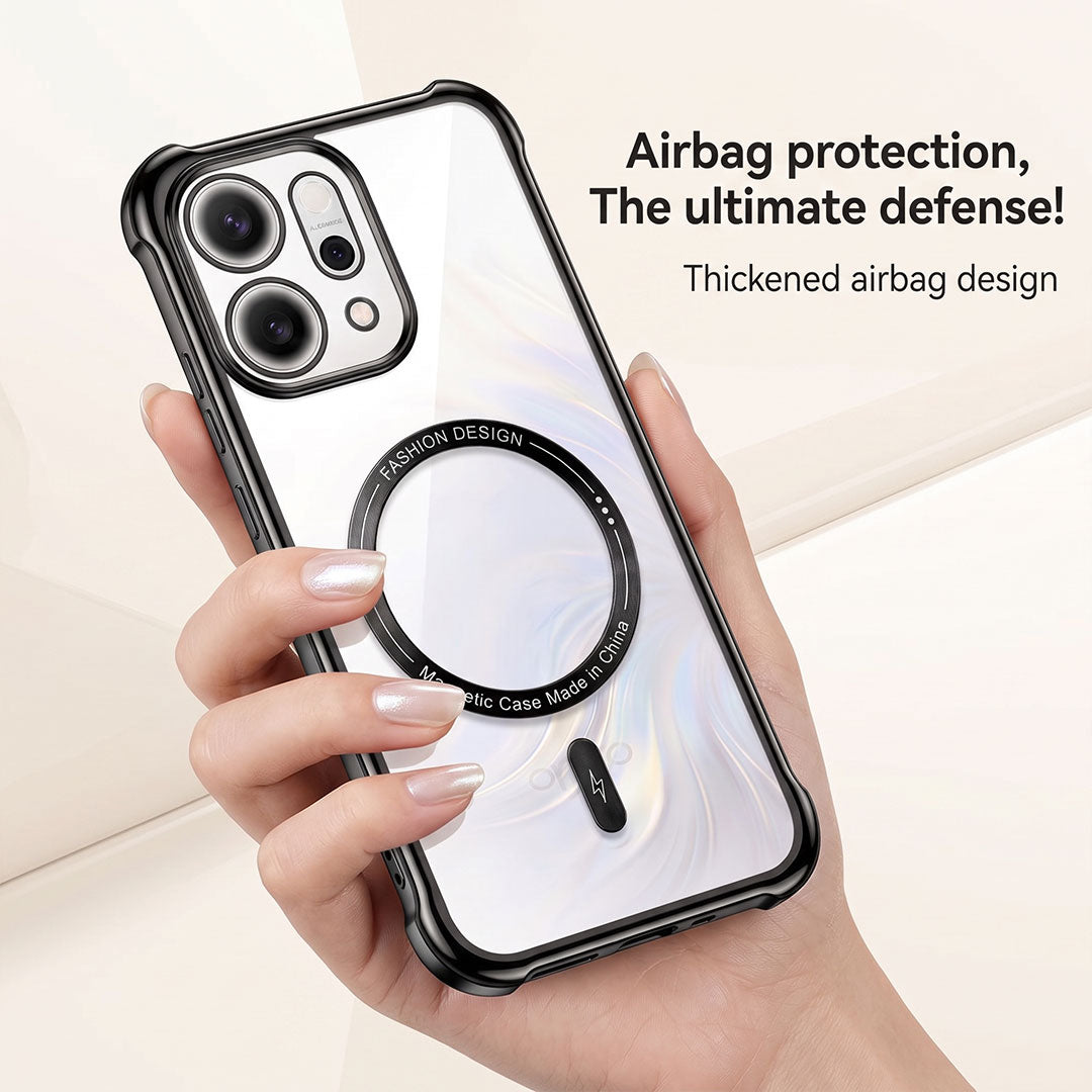 Oppo Reno 14 5G Premium Magnetic MagSafe Shockproof Airbag Case