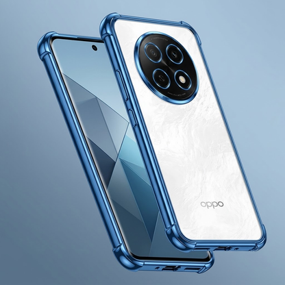 Oppo F29 Pro 5G Anti-Yellow Electroplating Transparent Airbags Case