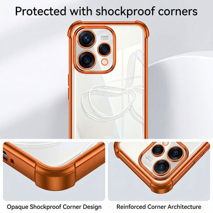 Oppo Reno 15 5G Premium Shockproof Transparent Airbag Cosmic Orange Case