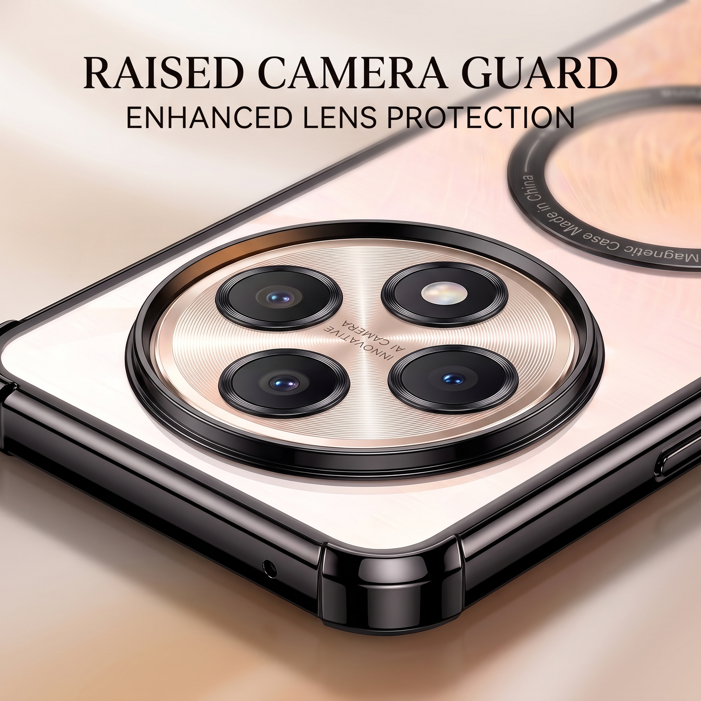 Oppo Reno 12F 5G Premium Magnetic MagSafe Shockproof Airbag Case