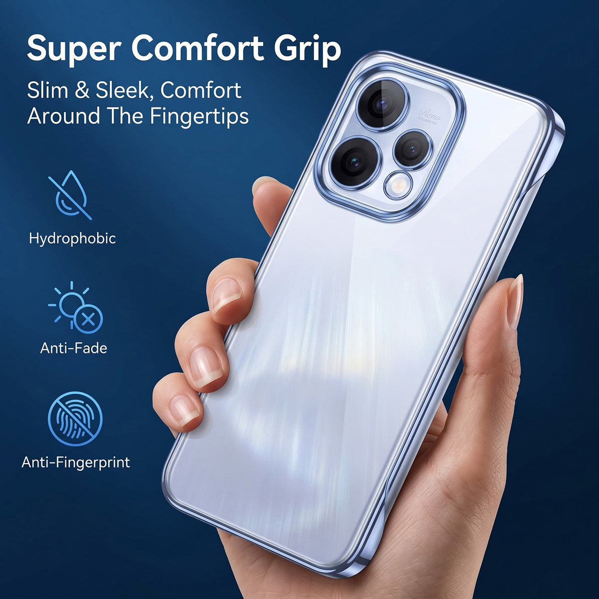 Oppo Reno 15 5G (100% Original) Ultra-Thin Frameless Lightweight Case