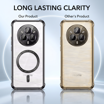 Realme 14 Pro+ 5G Premium Magnetic MagSafe Shockproof Airbag Case