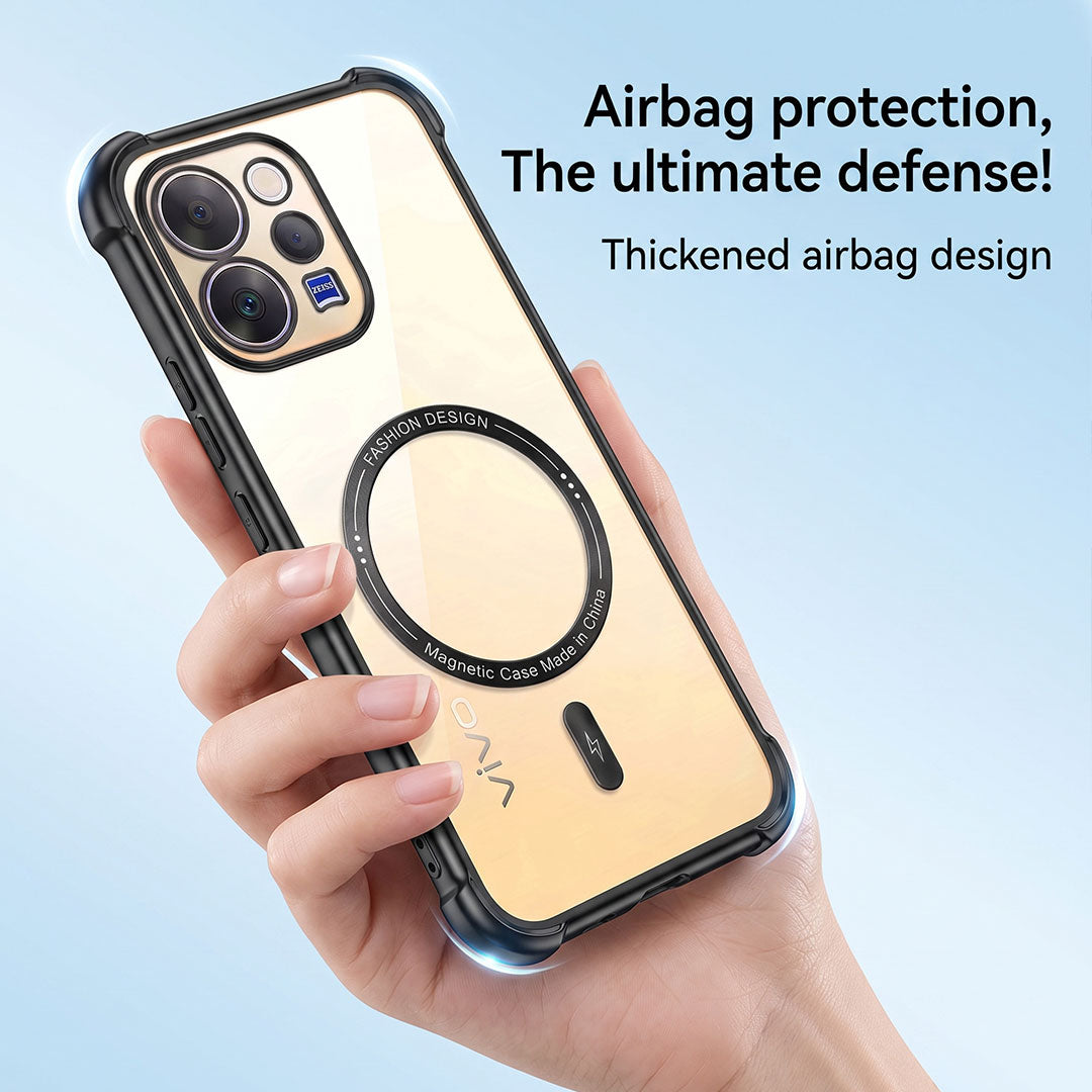 Vivo V70 5G Premium Magnetic MagSafe Shockproof Airbag Case