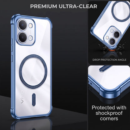 Vivo T5x 5G Premium Magnetic Magsafe Airbag Case