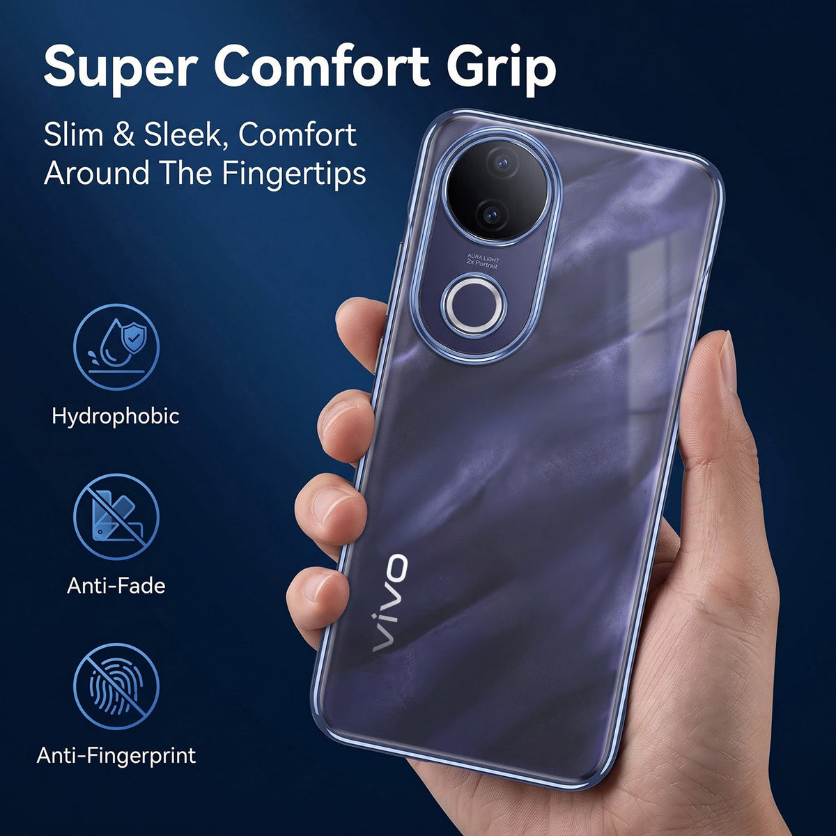 Vivo V50e 5G (100% Original) Ultra-Thin Frameless Lightweight Case