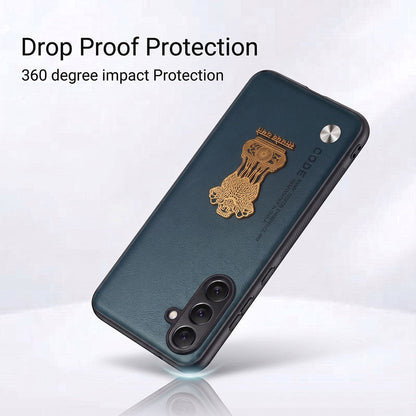 Samsung Galaxy A35 5G Satyamev Jayate Vegan Leather Back Case