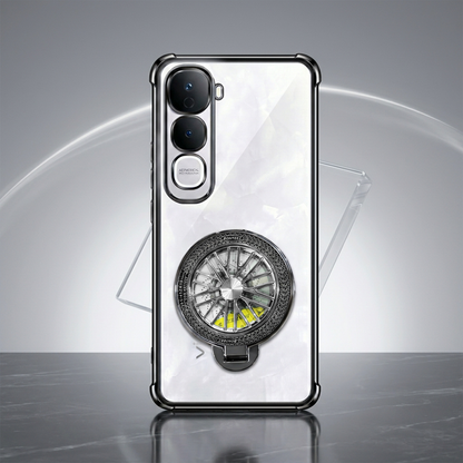 Vivo Y400 Pro 5G Premium Stress Buster Wheel Rotating Shockproof Airbags Case