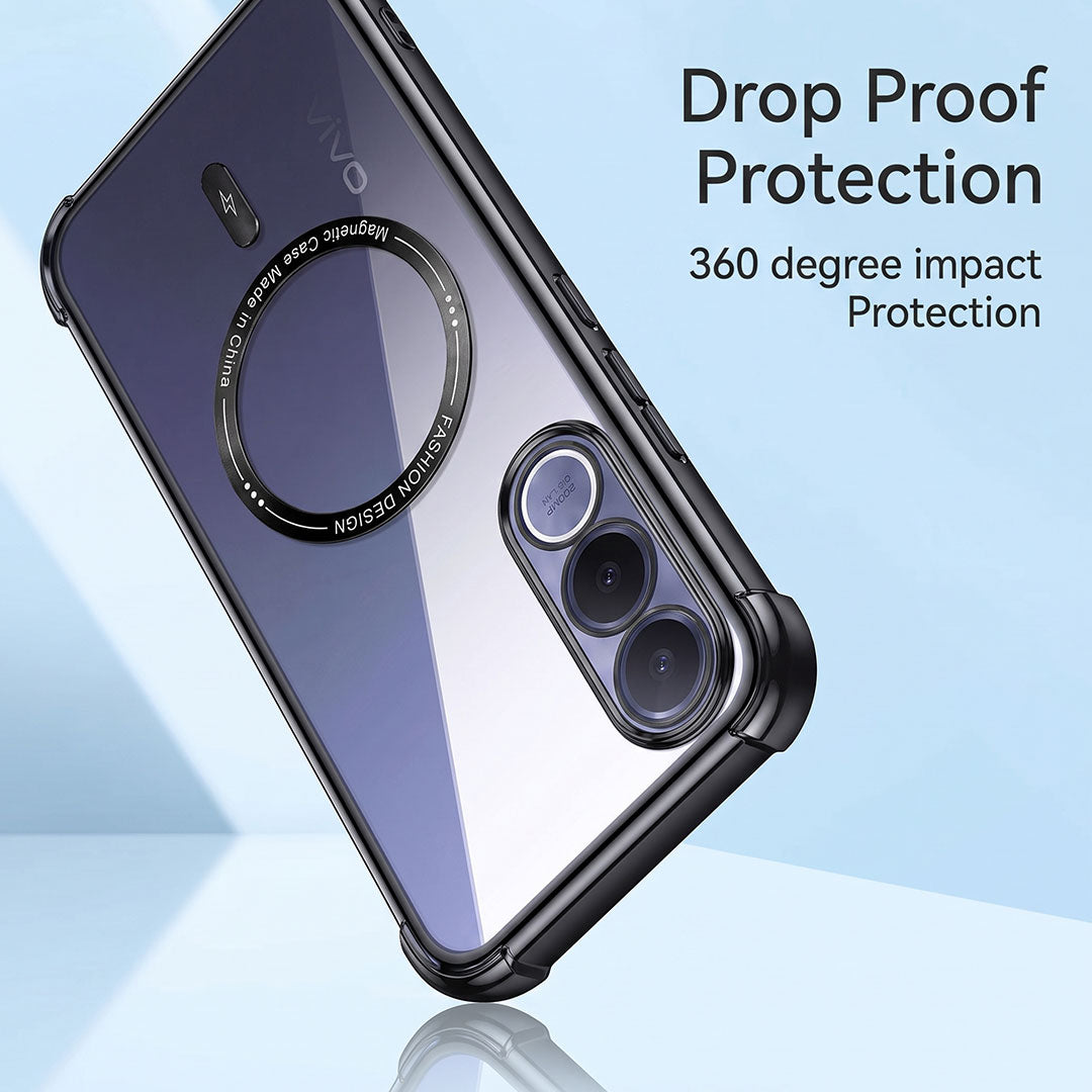 Vivo V70FE 5G Premium Magnetic MagSafe Shockproof Airbag Case