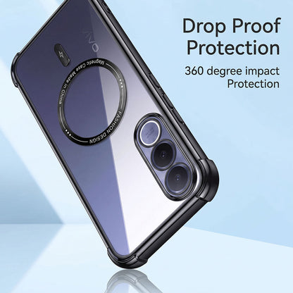 Vivo V70FE 5G Premium Magnetic MagSafe Shockproof Airbag Case