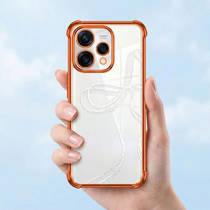 Oppo Reno 15 5G Premium Shockproof Transparent Airbag Cosmic Orange Case