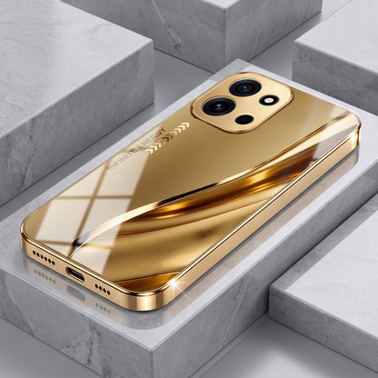 OnePlus Nord 6 5G Luxury Infinity Energy Gold Electroplated Glass Phone Case