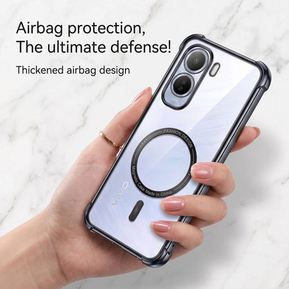 Vivo T5 Pro 5g Premium Magnetic MagSafe Shockproof Airbag Case