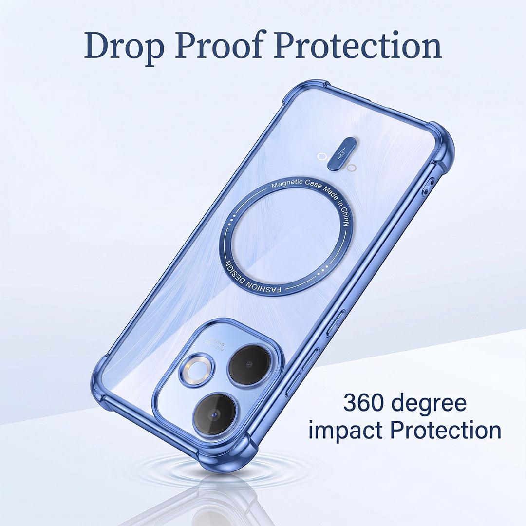 Oppo A5 Pro 5G Premium Magnetic MagSafe Shockproof Airbag Case