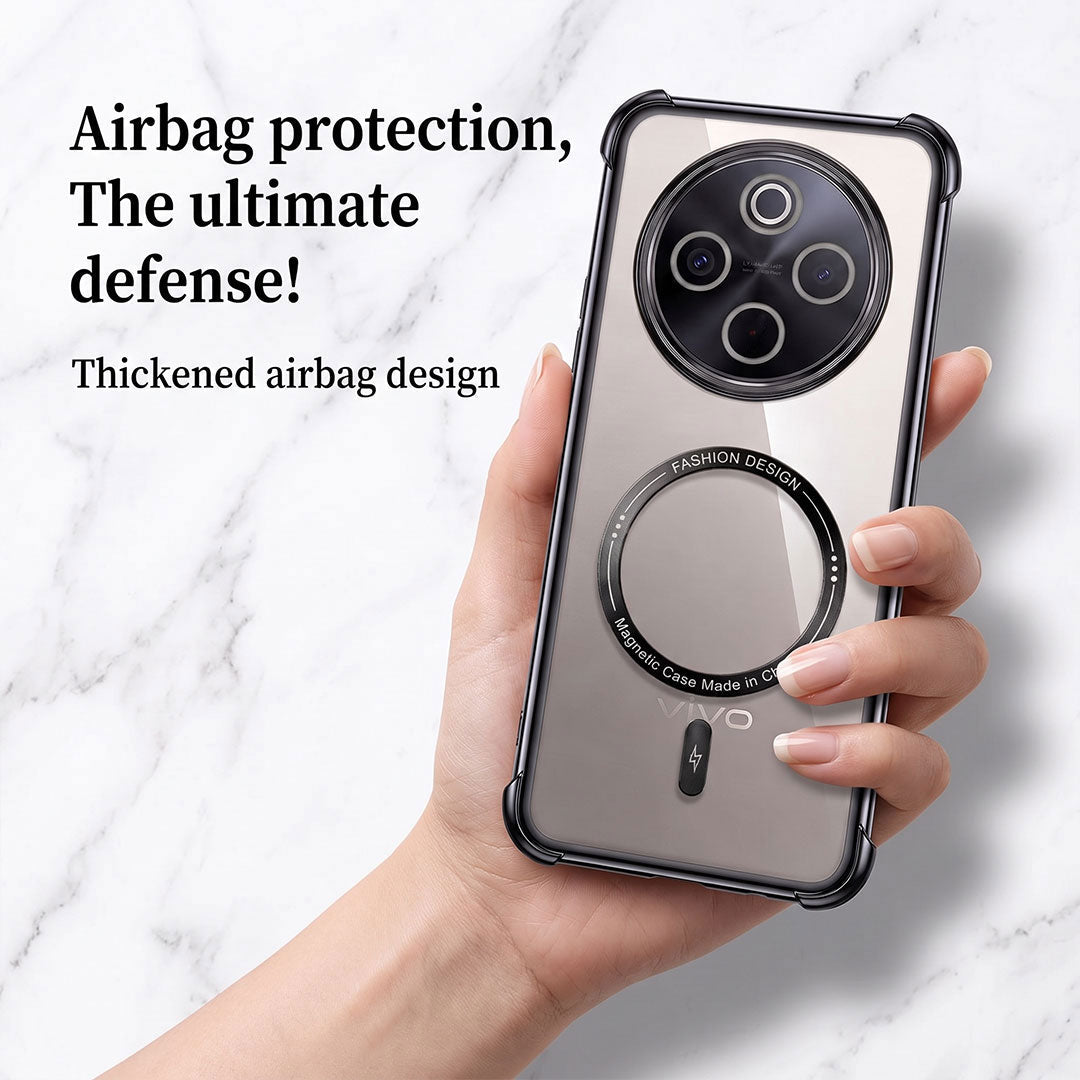 Vivo T4  5G Premium Magnetic MagSafe Shockproof Airbag Case