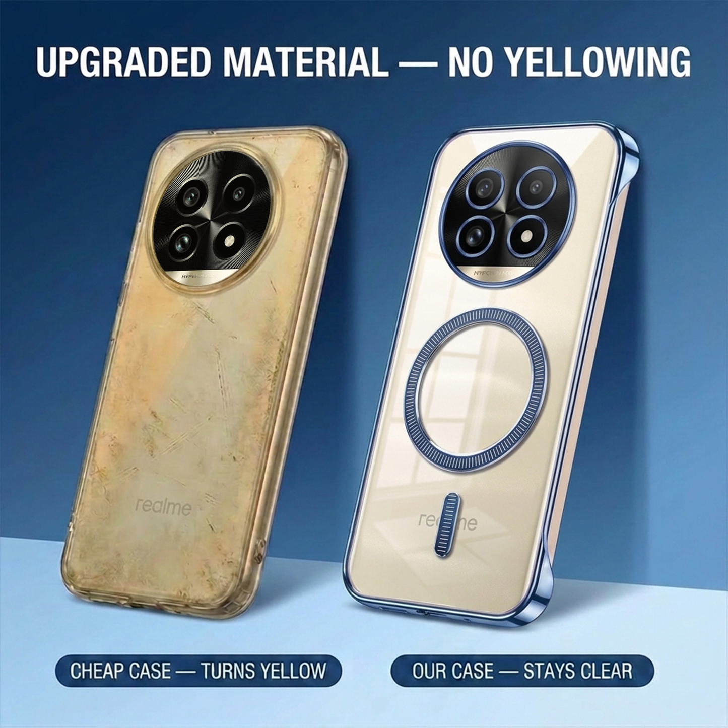 Realme 13 Pro Plus 5G Frameless MagSafe Shockproof Case