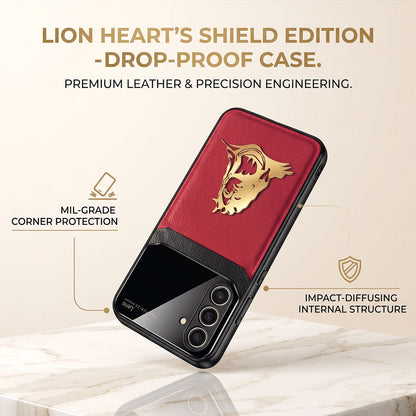 Samsung Galaxy A54 5G Mahadev 3D Gold Metal Leather Back Case
