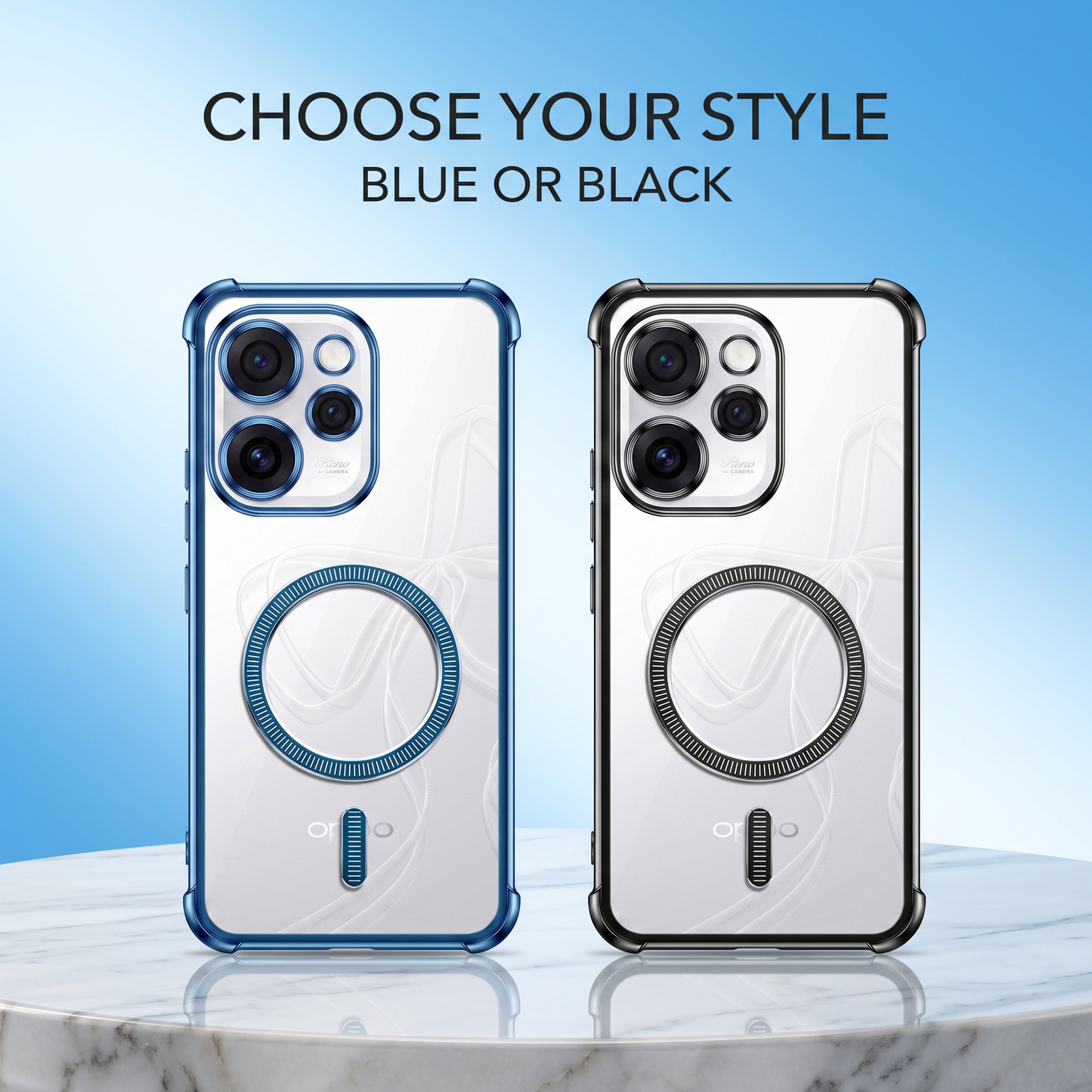 Oppo Reno 15 Pro Mini 5G Premium Magnetic Magsafe Airbag Case
