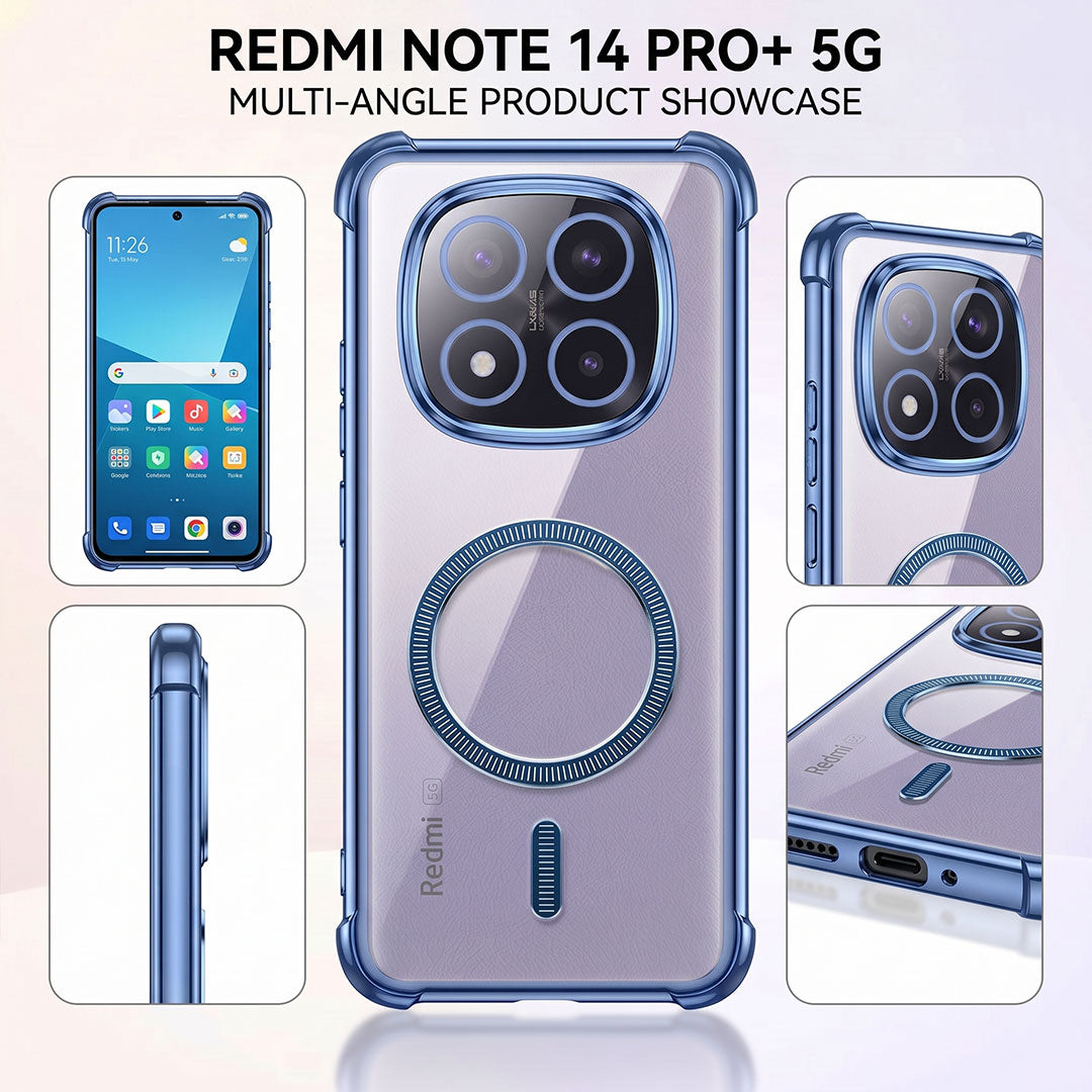 Redmi 14 Pro+ 5G Premium Magnetic Magsafe Airbag Case