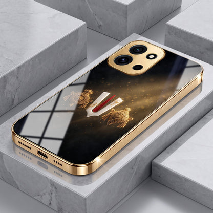 OnePlus Nord 6 5G Royal Heritage Edition Gold Electroplated Glass Phone Back Case