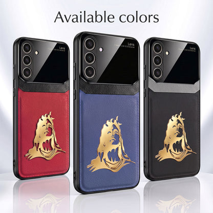 Samsung Galaxy A36 5G Mahadev 3D Gold Metal Leather Back Case