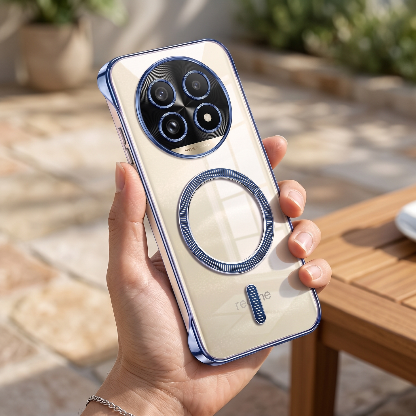 Realme 13 Pro Plus 5G Frameless MagSafe Shockproof Case