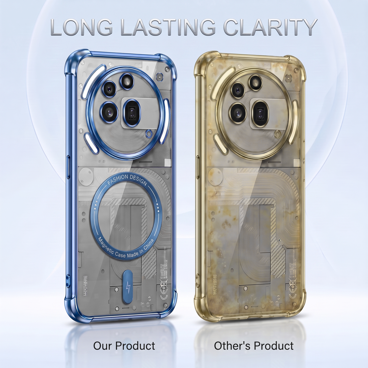 Nothing Phone 3a Pro 5G Premium Magnetic MagSafe Shockproof Airbag Case