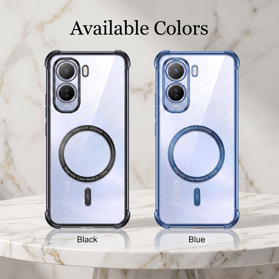 Vivo T5 Pro 5g Premium Magnetic MagSafe Shockproof Airbag Case