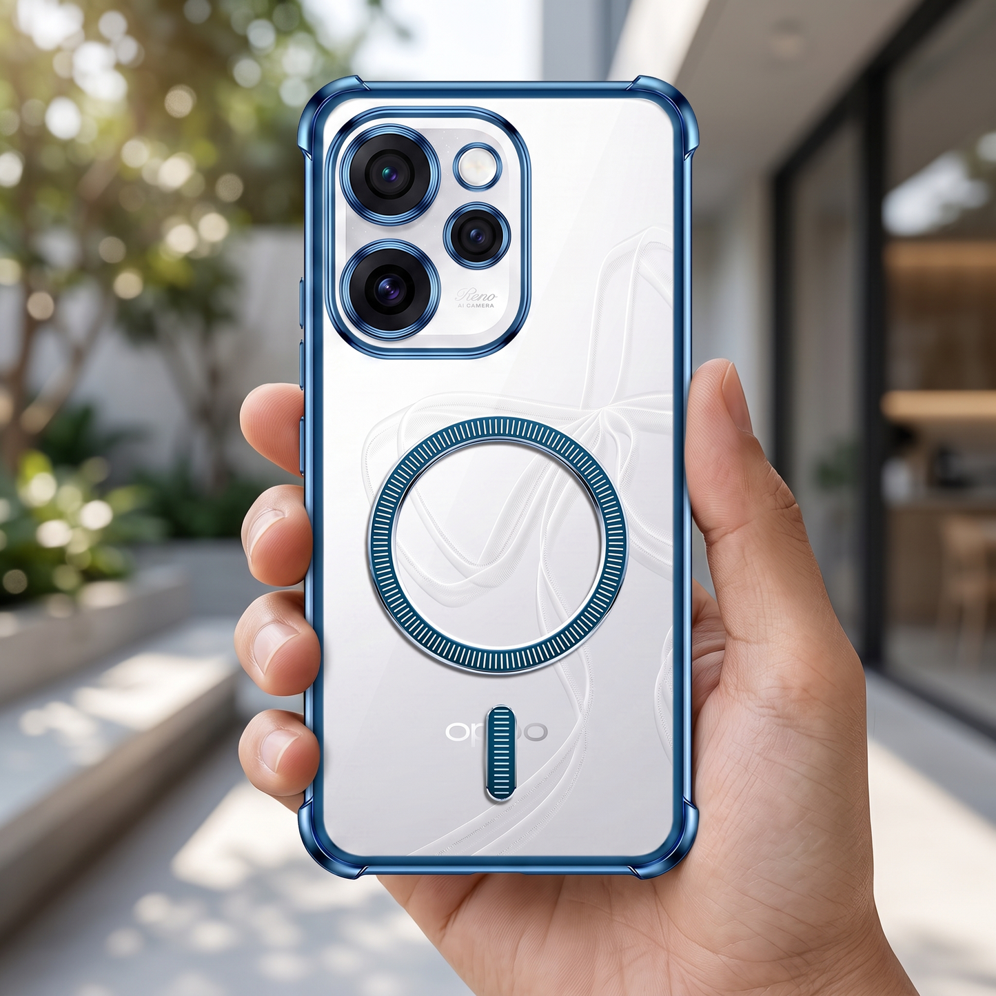 Oppo Reno 15 Pro Mini 5G Premium Magnetic Magsafe Airbag Case
