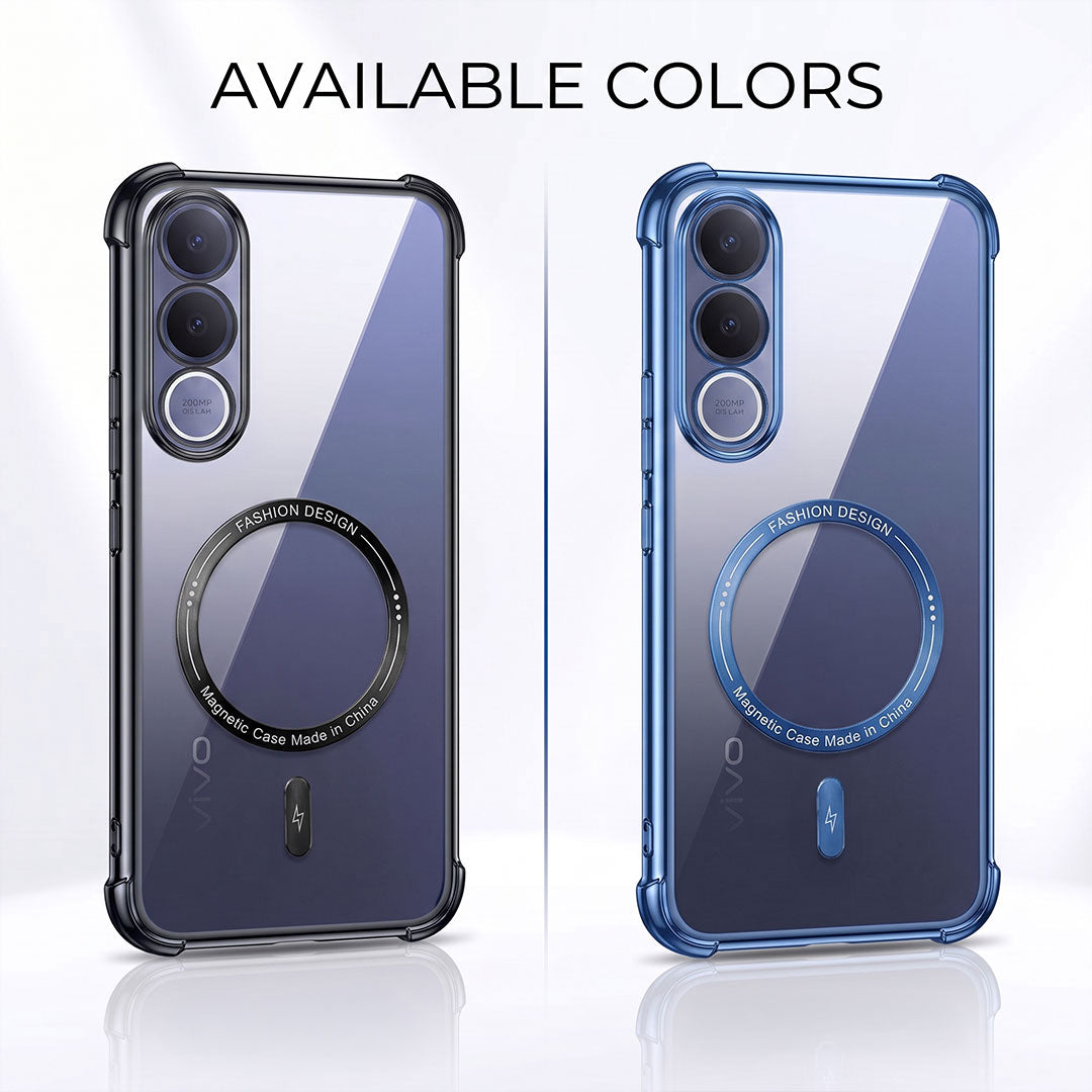 Vivo V70FE 5G Premium Magnetic MagSafe Shockproof Airbag Case