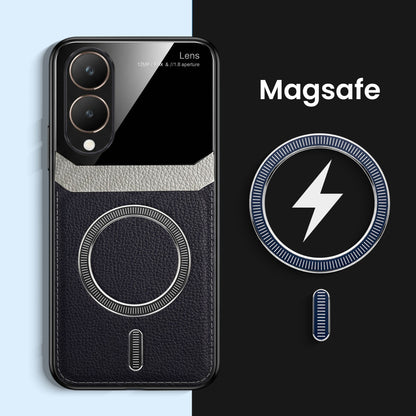 Vivo Y28 5G Premium Magsafe Magnetic Leather Lens Protective Case