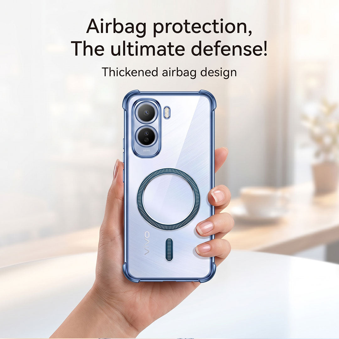 Vivo T5 Pro 5G Premium Magnetic Magsafe Airbag Case