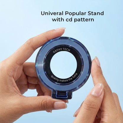 Oppo F31 Pro+ 5G Original Luxury Magnifier Ring Stand Shockproof Airbags Corner Case