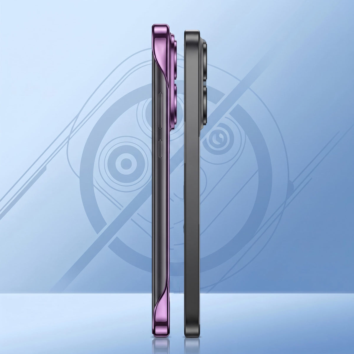 Oppo Reno 13 Pro 5G Lavender Kiss Purple Printed  Frameless Back Case