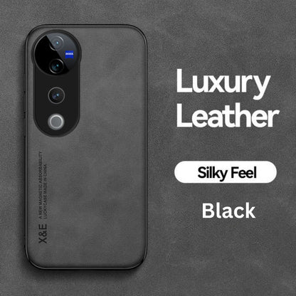 Vivo V40 5G Comfortable Touch Sheepskin Leather Case